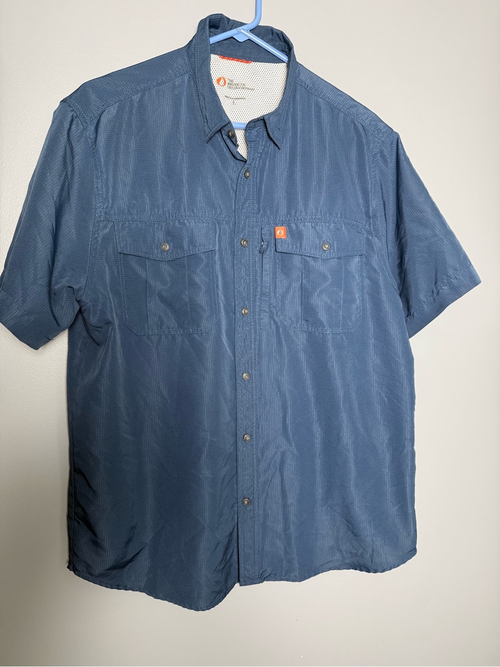 The American Outdoorsman Vented Sports Shirt Mens Sz L